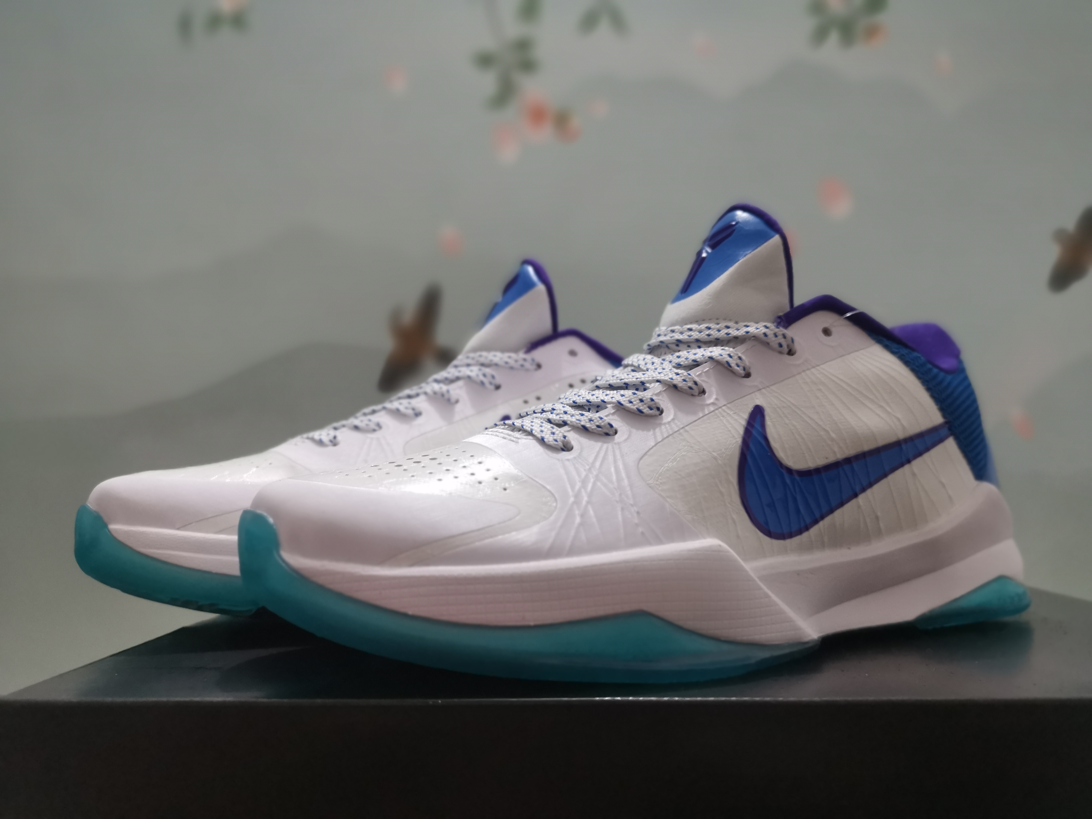 2020 Nike Kobe Bryant V Hornet Jade Blue - Click Image to Close